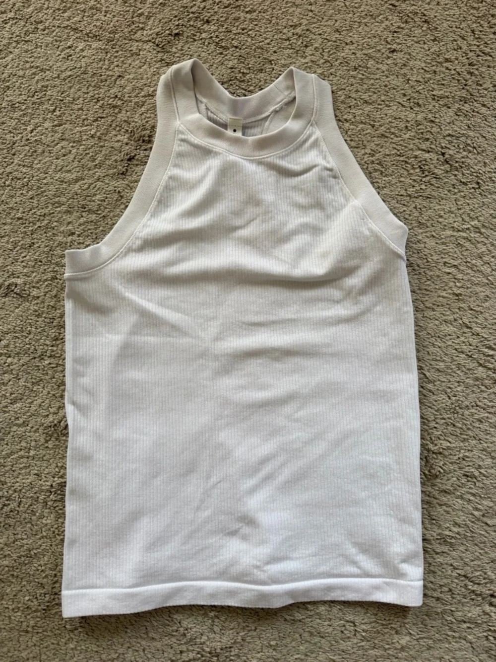 LOT OF 3 Athleta Ribbed Tank Tops.  Black, white and yellow.  All perfect. - Picture 3 of 3